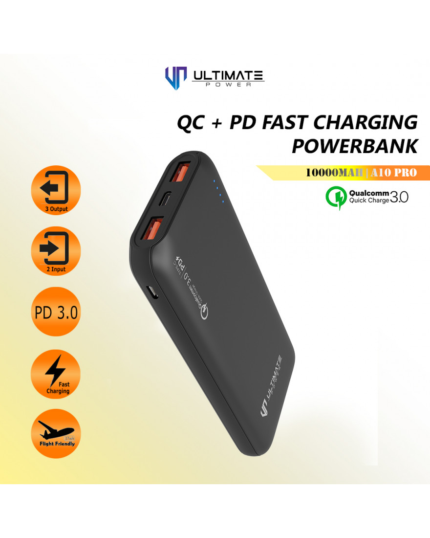 Ultimate Power Powerbank Super Fast Charging 65W 20000mAh M20 Elite -  Ultimate Power